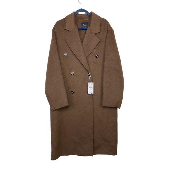 Mango Picarol Handmade Wool Coat NWT - Picture 4 of 14